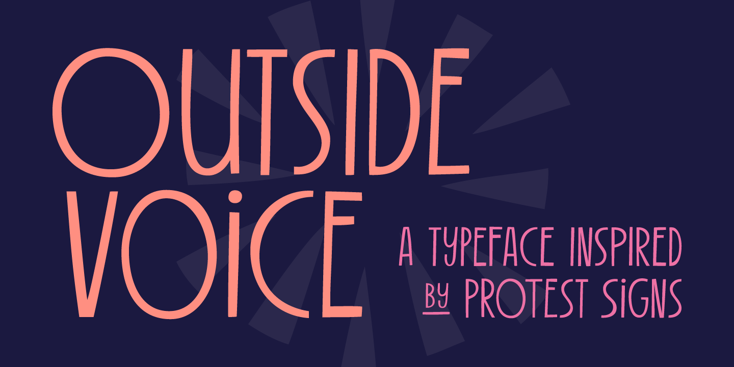 Outside Voice Font preview